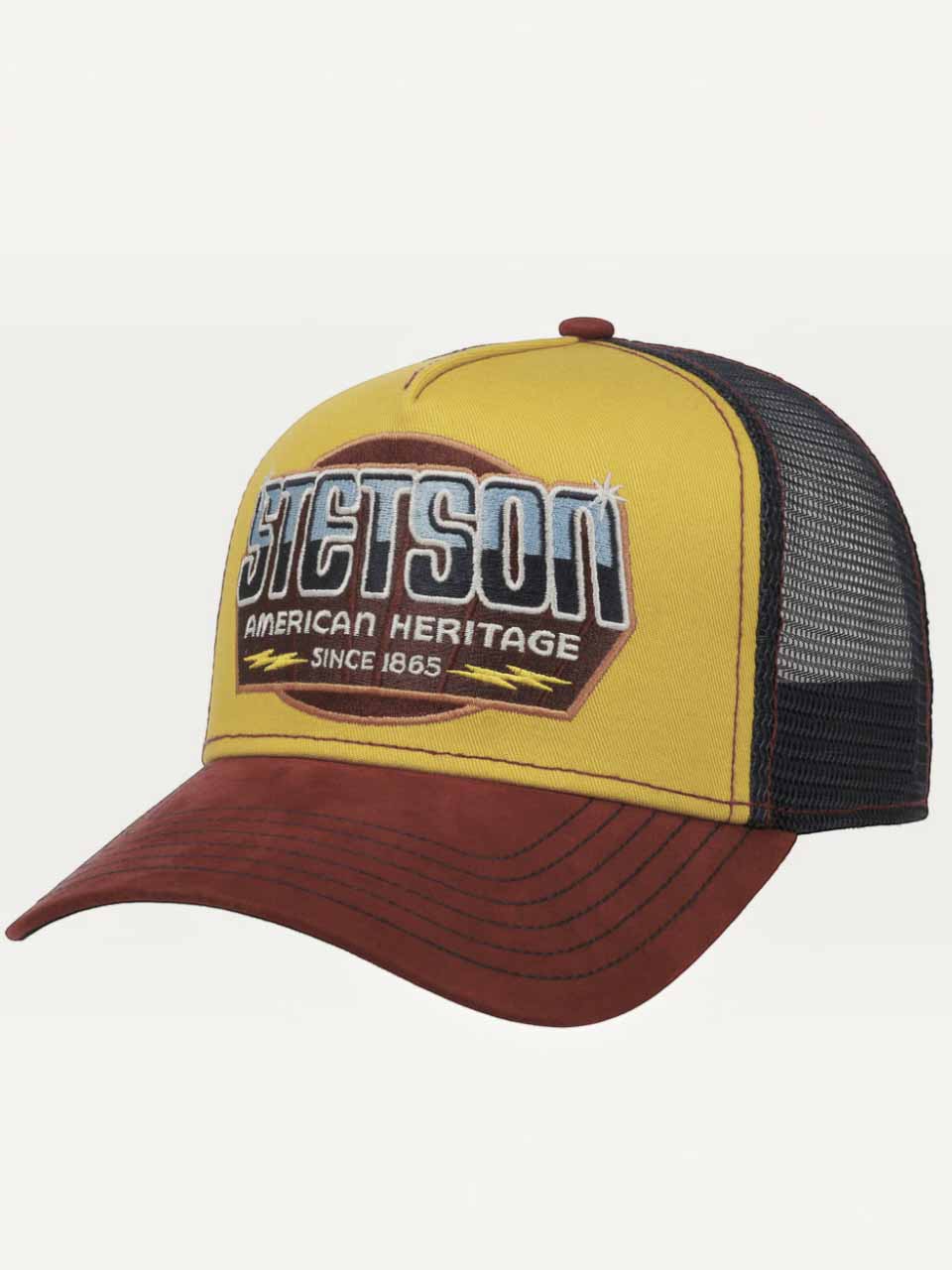 Stetson Trucker Cap American Heritage Yellow/Red