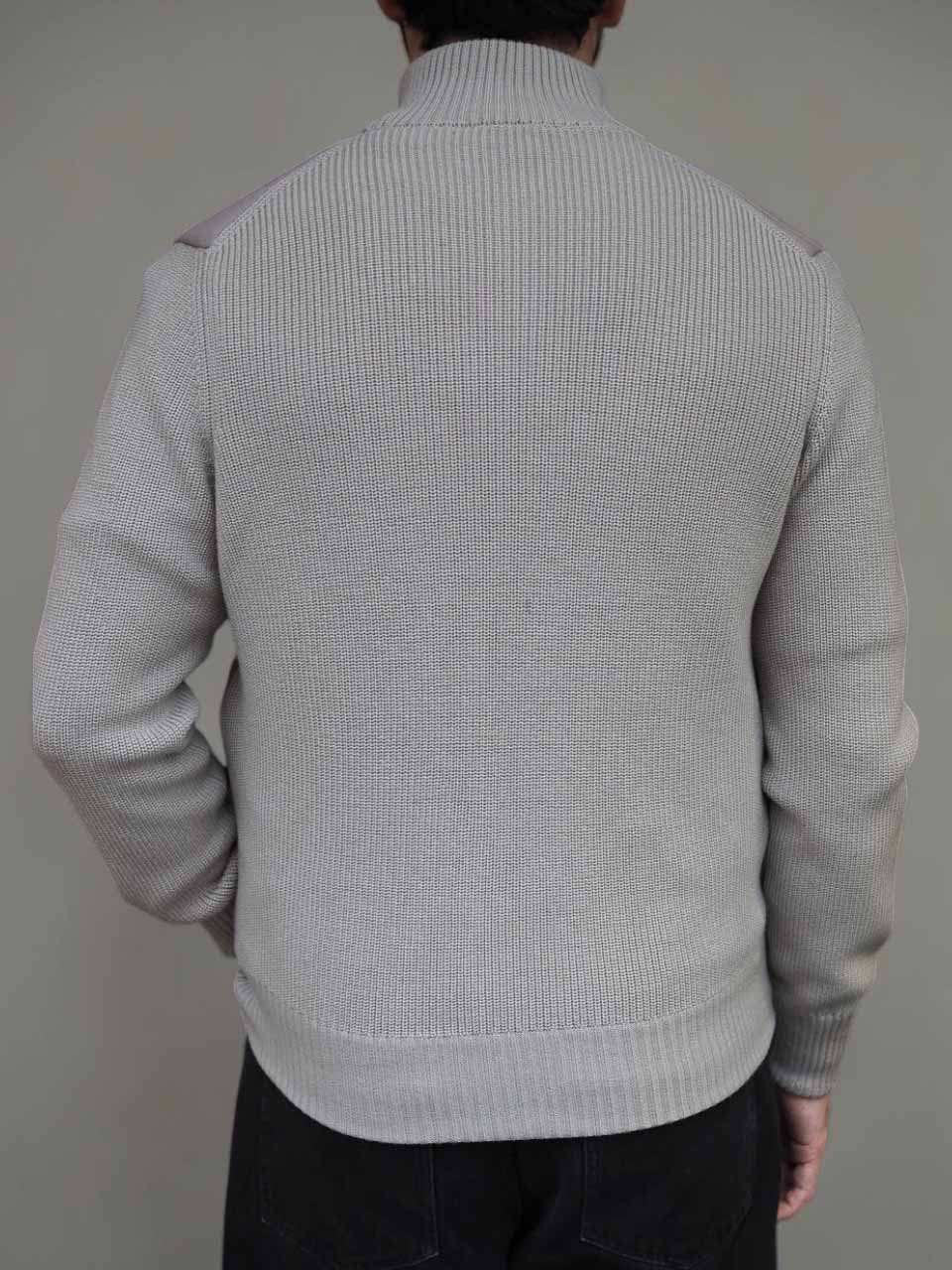 Gran sasso Knitted Hybrid Jacket Taupe