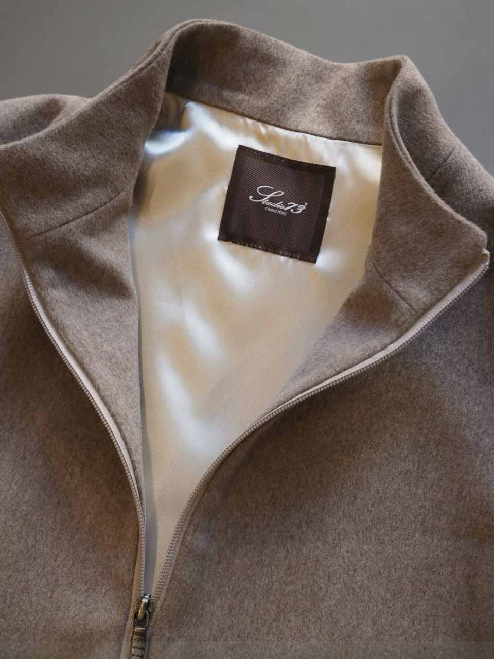 Studio 73 Loro Piana Wool Vest Beige