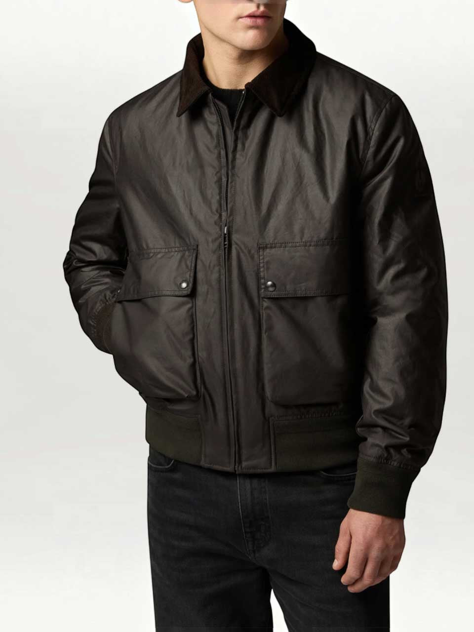 Belstaff Waxed Cotton MOUNT JACKET - FADED OLIVE