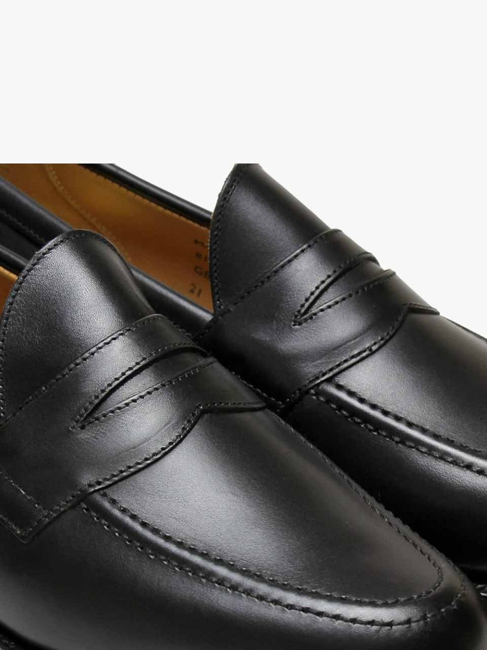 Calf Penny Loafer Black