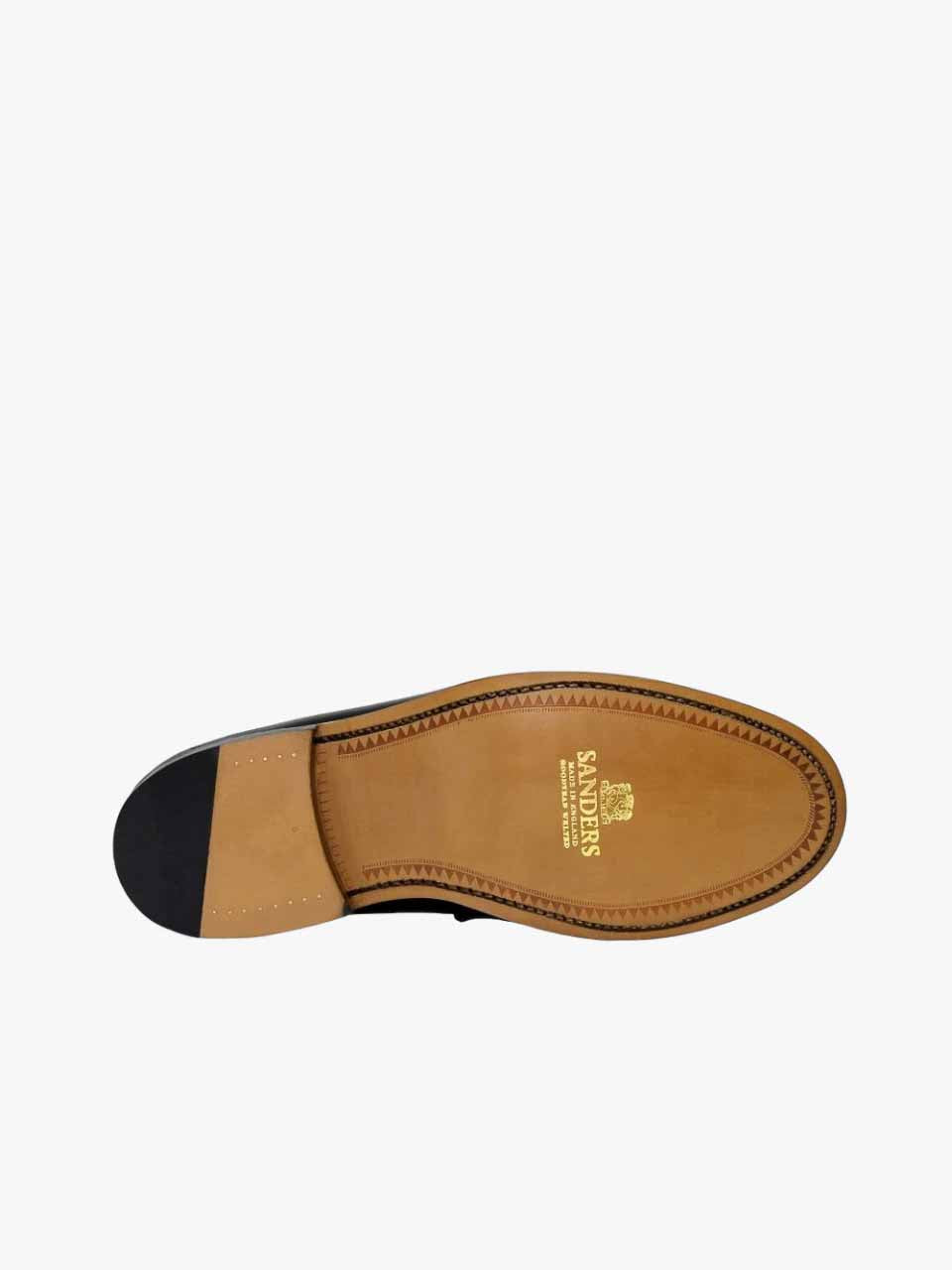 Sanders Calf Penny Loafer Black