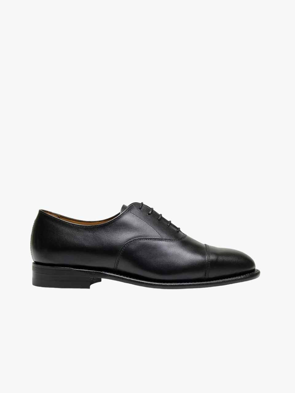 Calf Oxford Rubber Sole Black