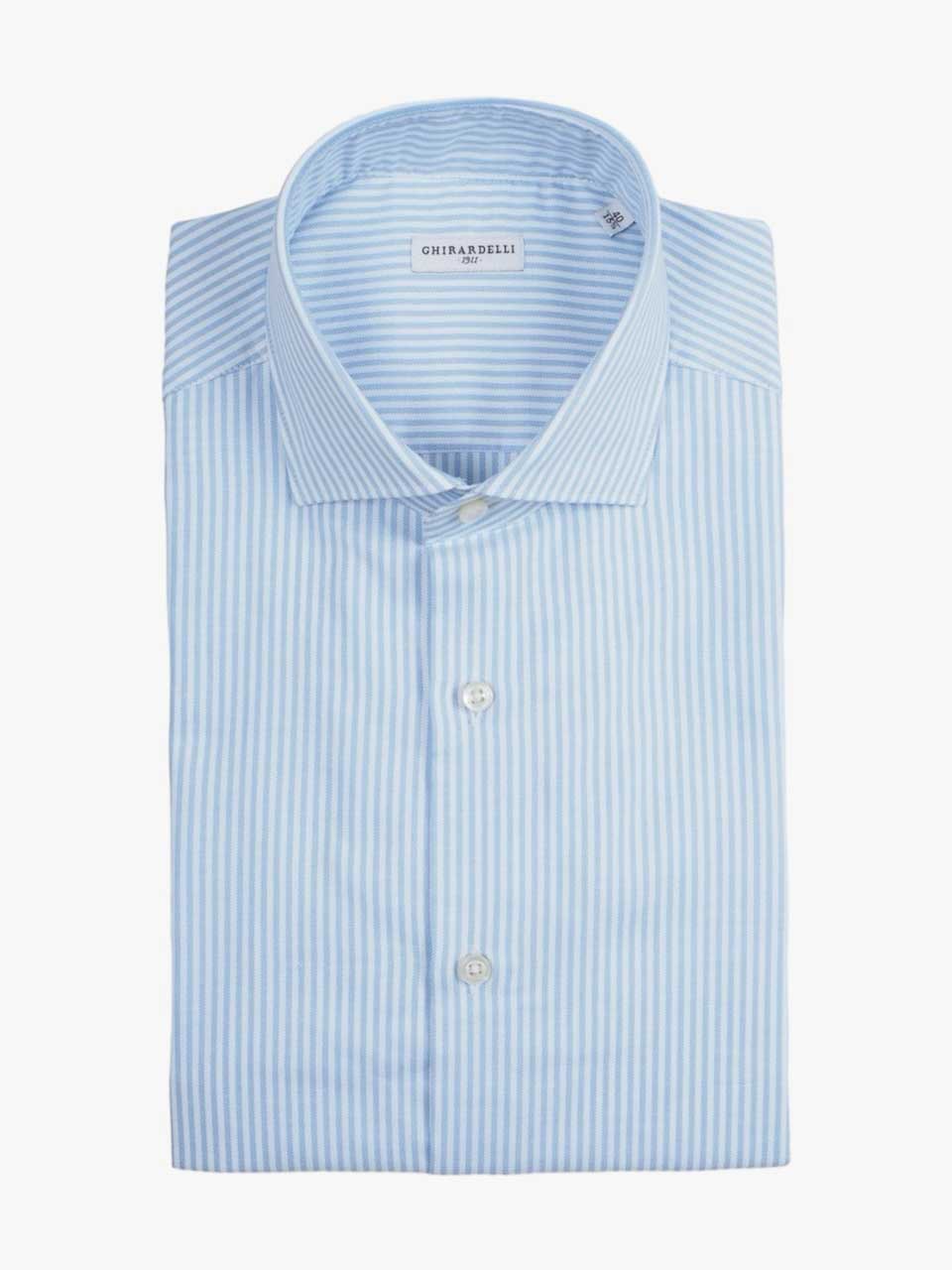 Striped Oxford Shirt Button-Down White/Blue