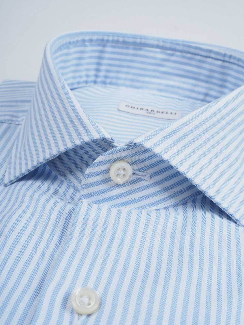 Striped Oxford Shirt Button-Down White/Blue