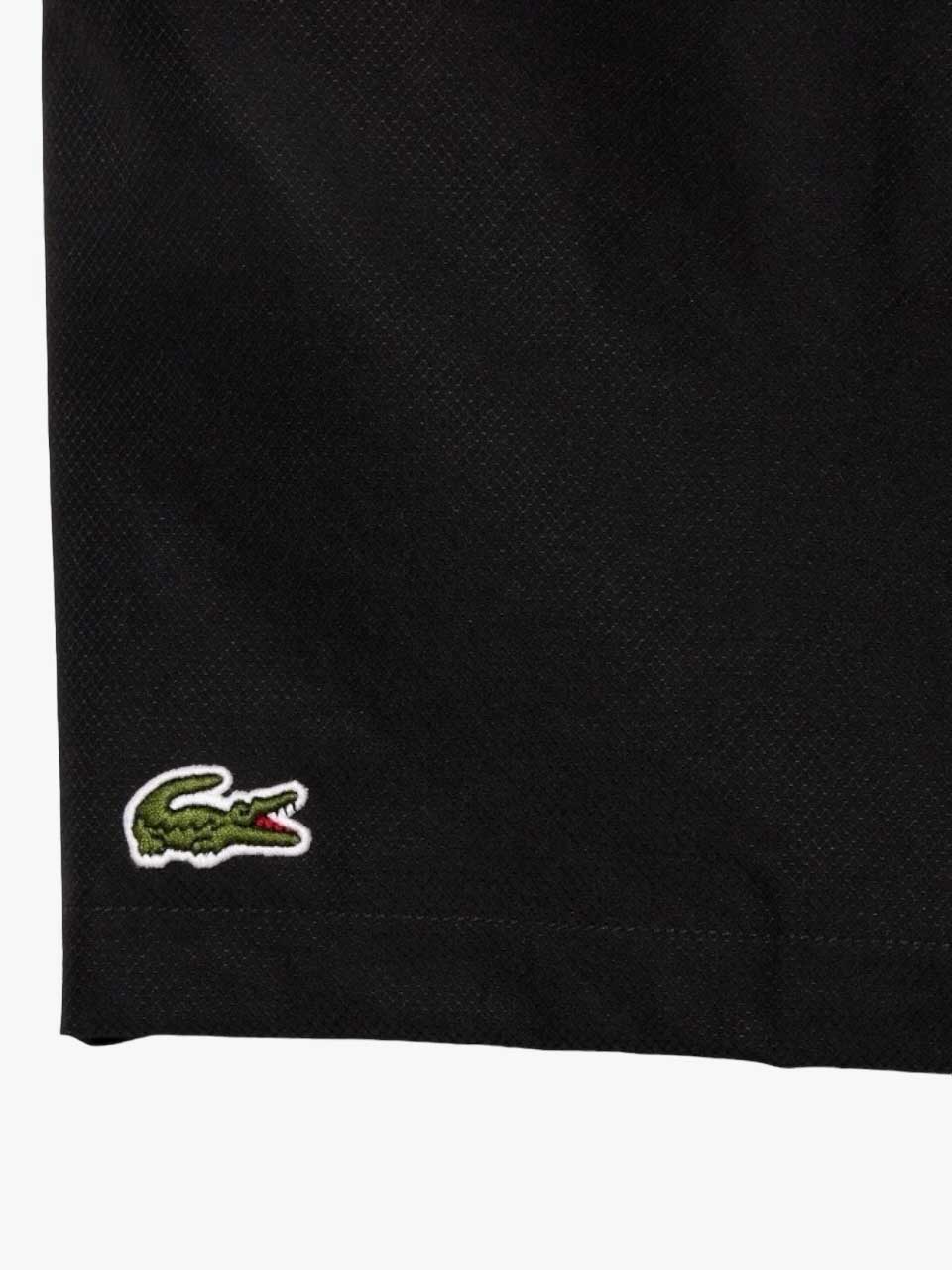 Lacoste Sport Tennis Shorts Weave Taffeta Black
