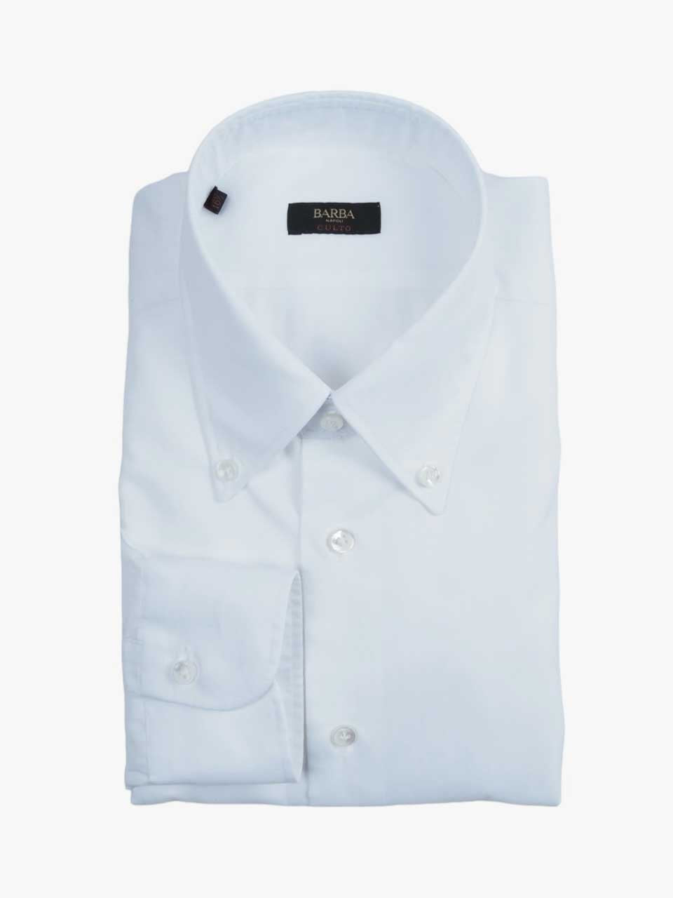 Barba Napoli Culto Button Down Shirt White