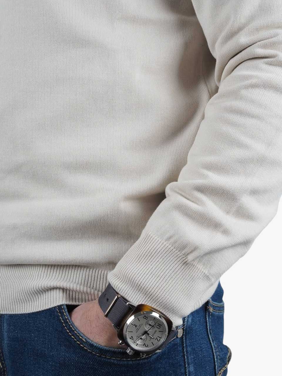 Cotton Round Neck Sweater