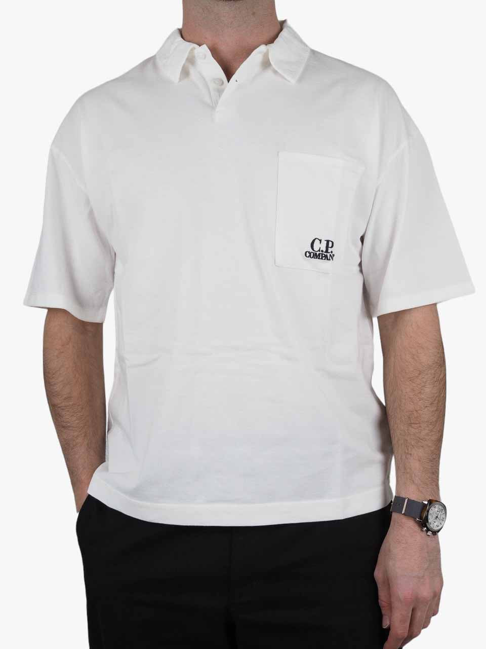 Short Sleeve 20/1 Jersey Polo White