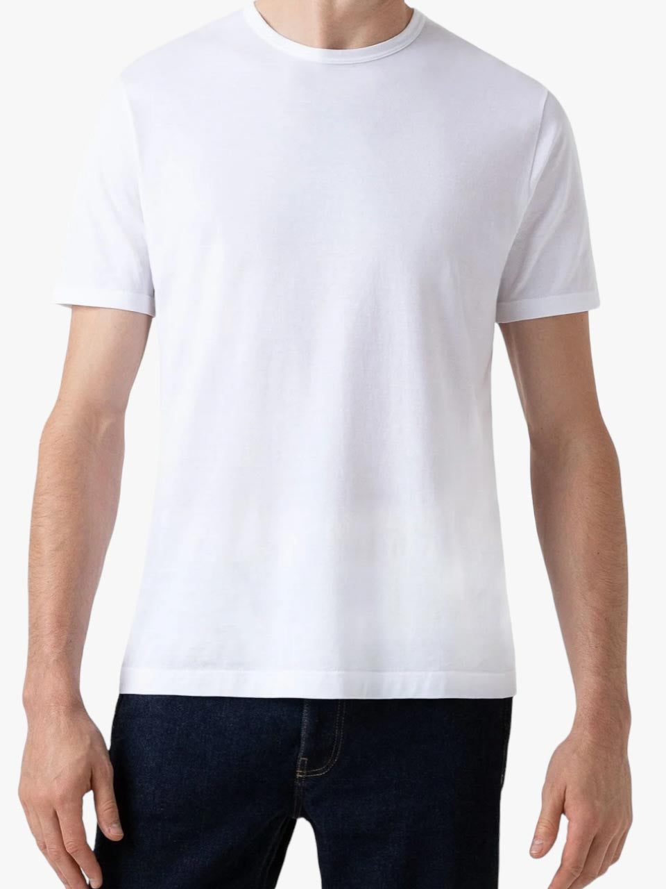 Sunspel Classic Cotton T-Shirt White