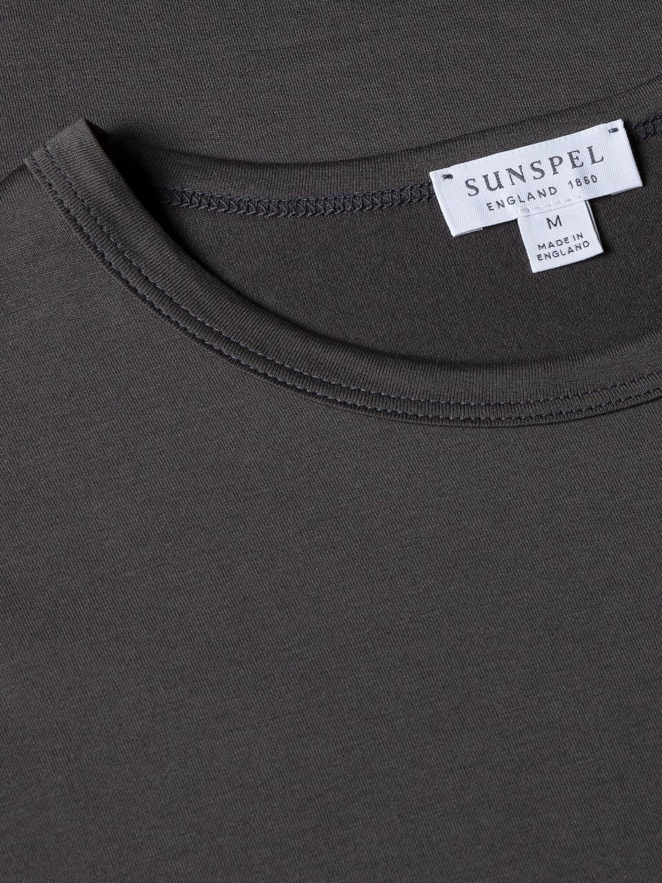 Sunspel Classic Cotton T-Shirt Charcoal
