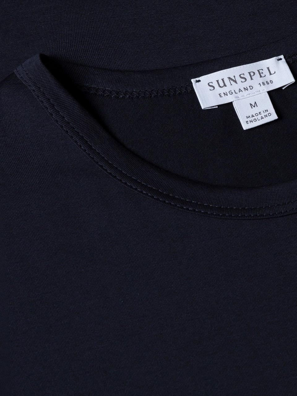 Sunspel Classic Cotton T-Shirt Navy