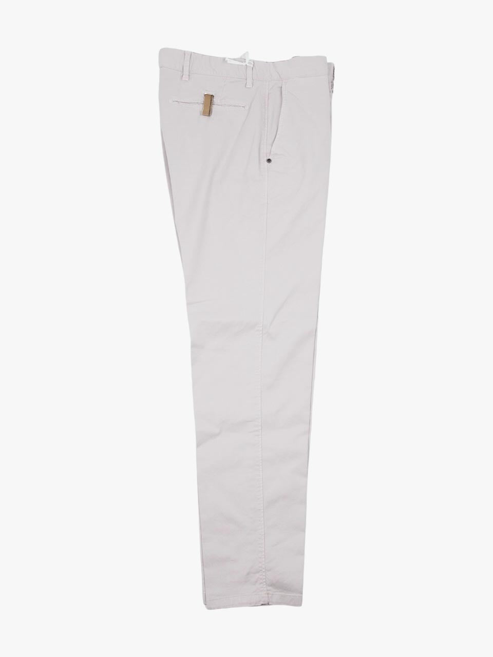 White Sand Cotton Chinos Beige