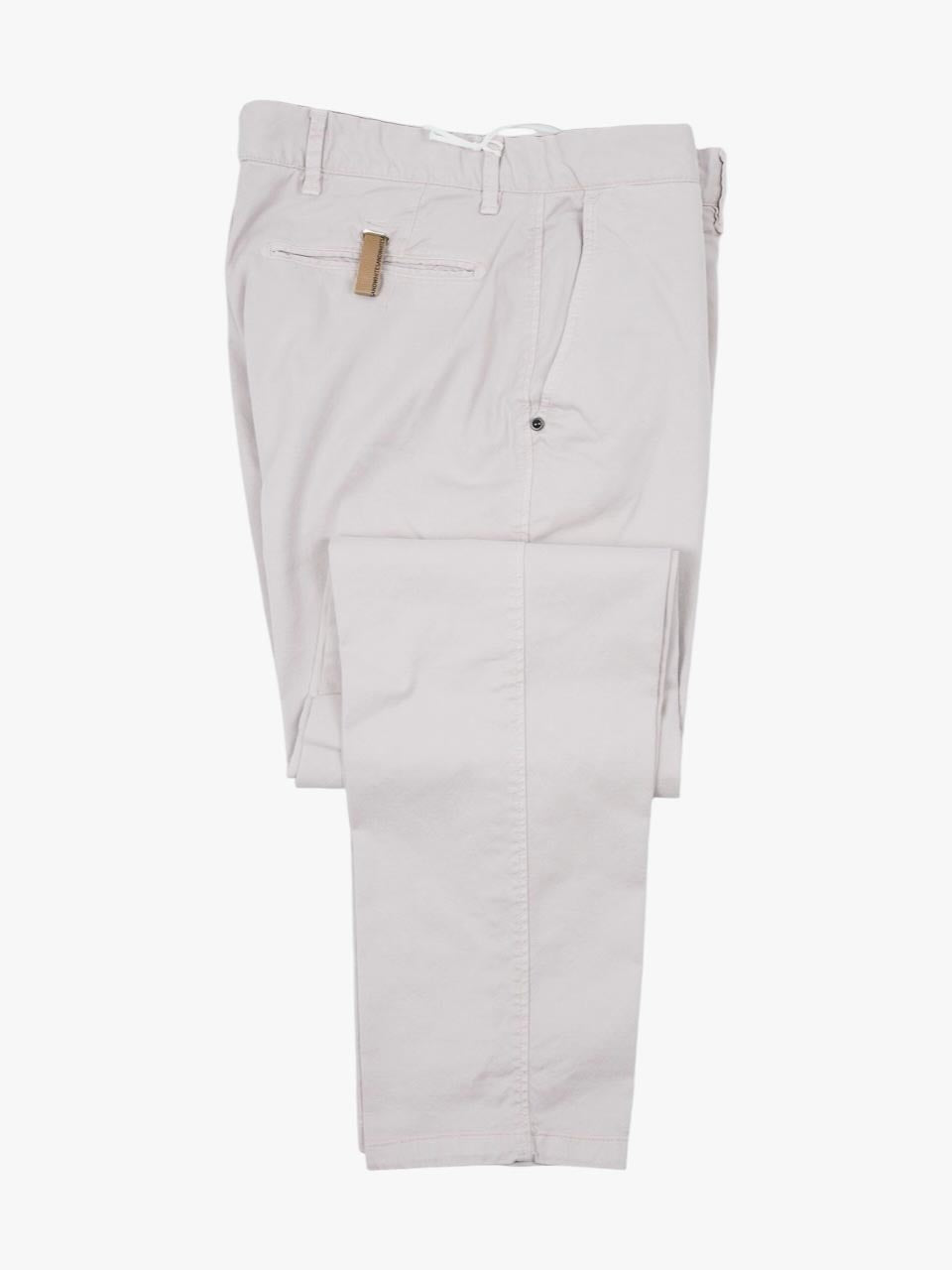 White Sand Cotton Chinos Beige