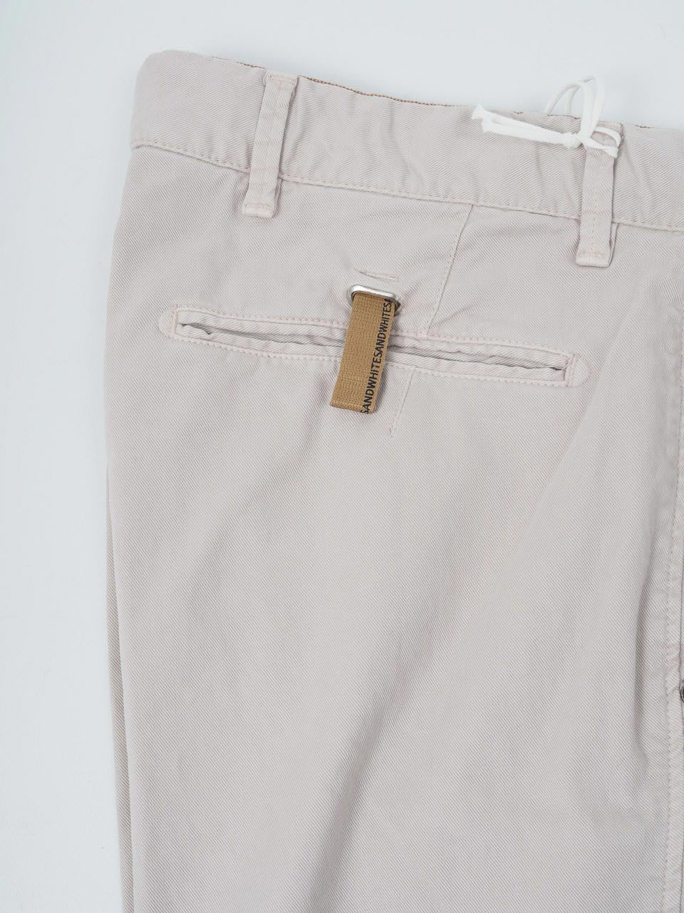 White Sand Cotton Chinos Beige