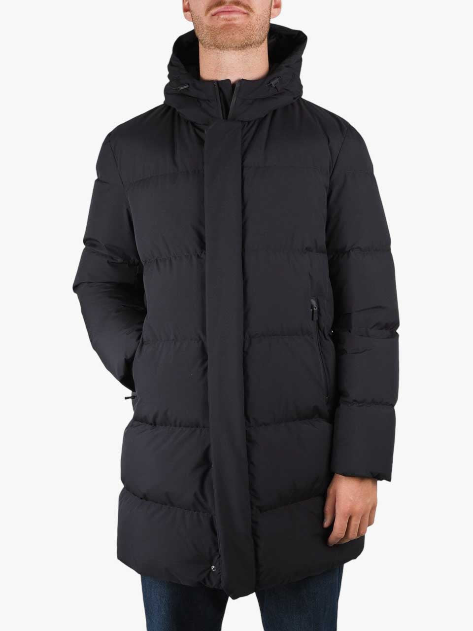 Laminar Long Down Jacket Black