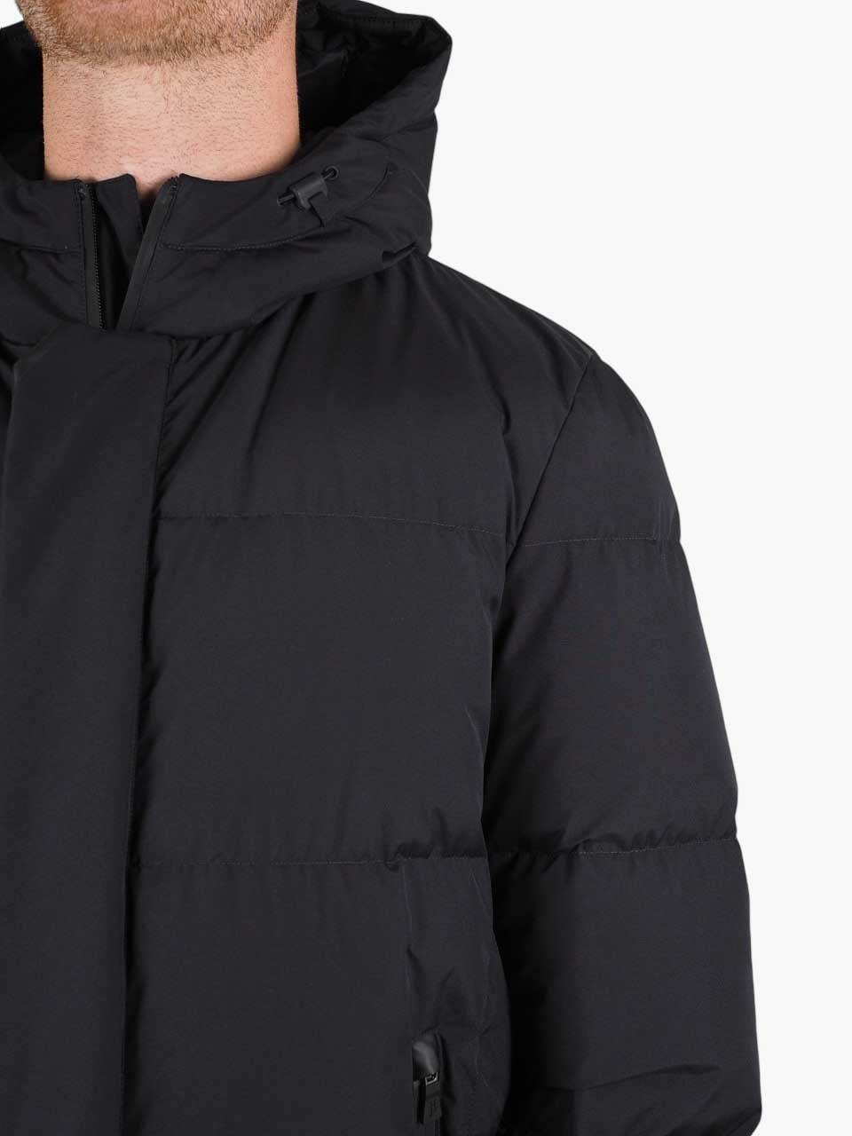 Laminar Long Down Jacket Black