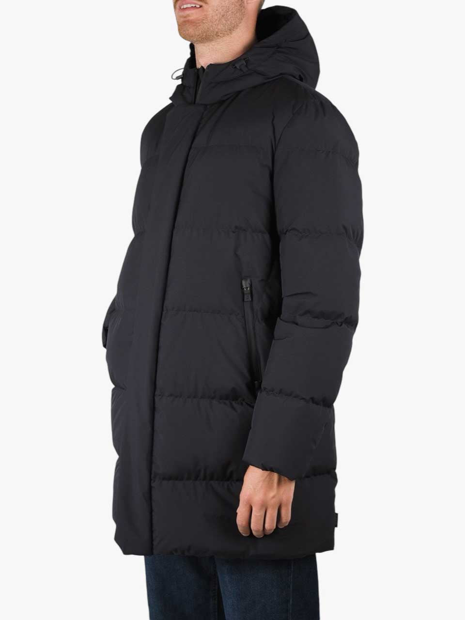 Laminar Long Down Jacket Black