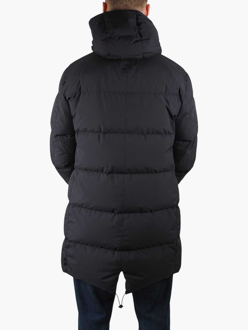 Laminar Long Down Jacket Black