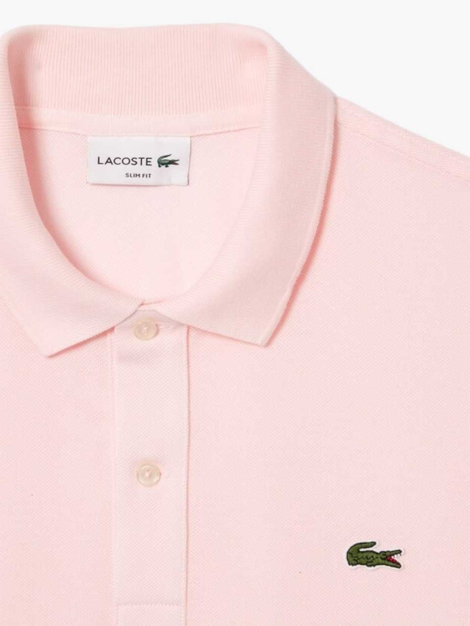 Lacoste Polo Shirt Slim Fit Light Pink