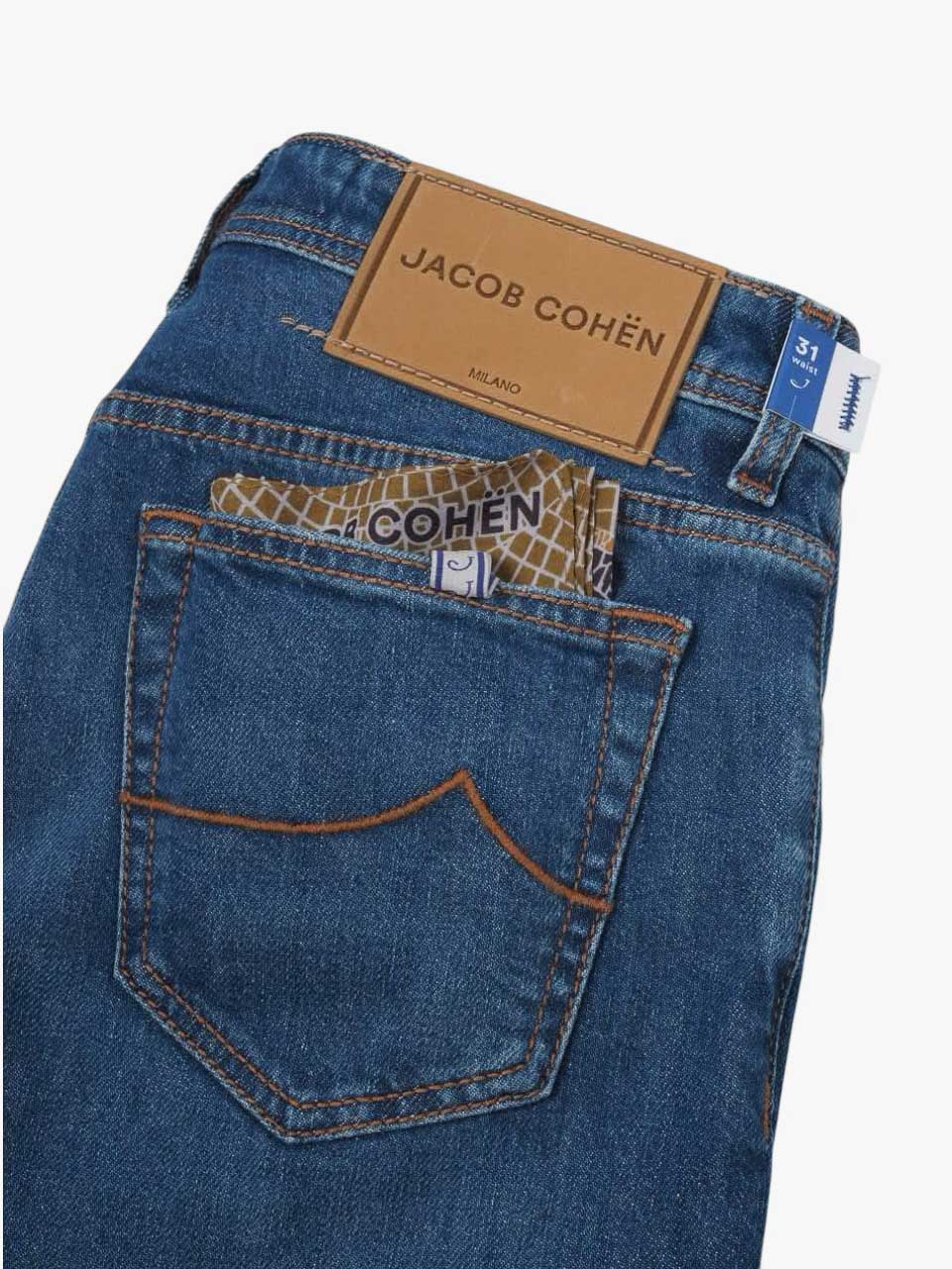 Washed Denim Blue Jeans Bard