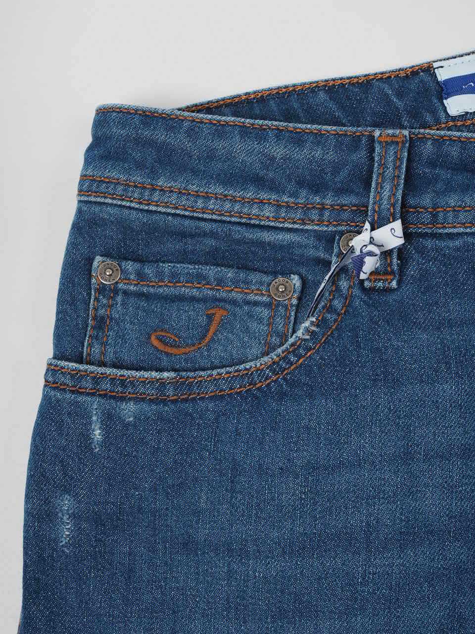 Washed Denim Blue Jeans Bard