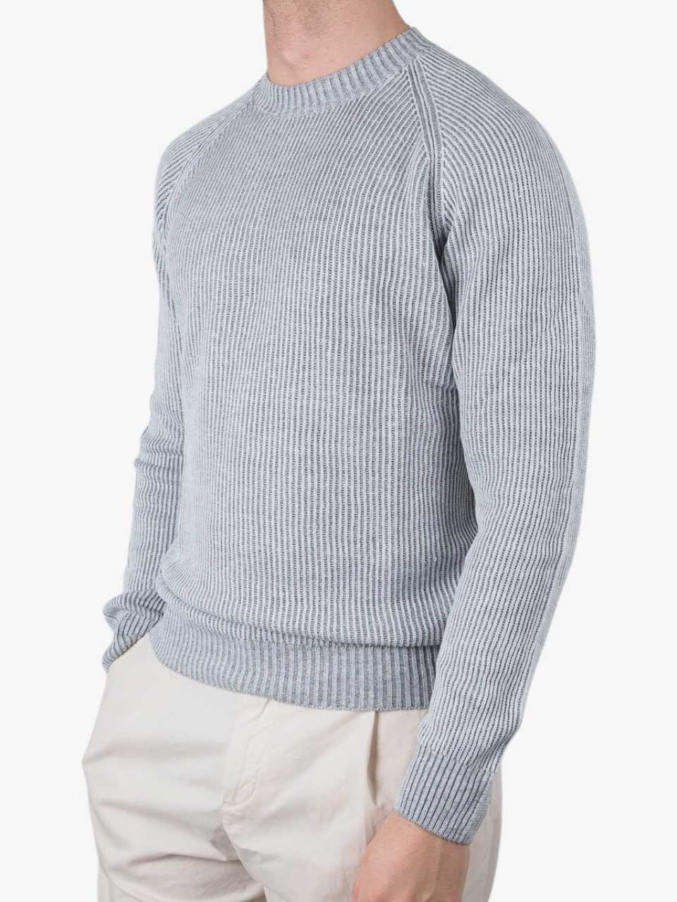 Linen Cotton Crew Neck Olive