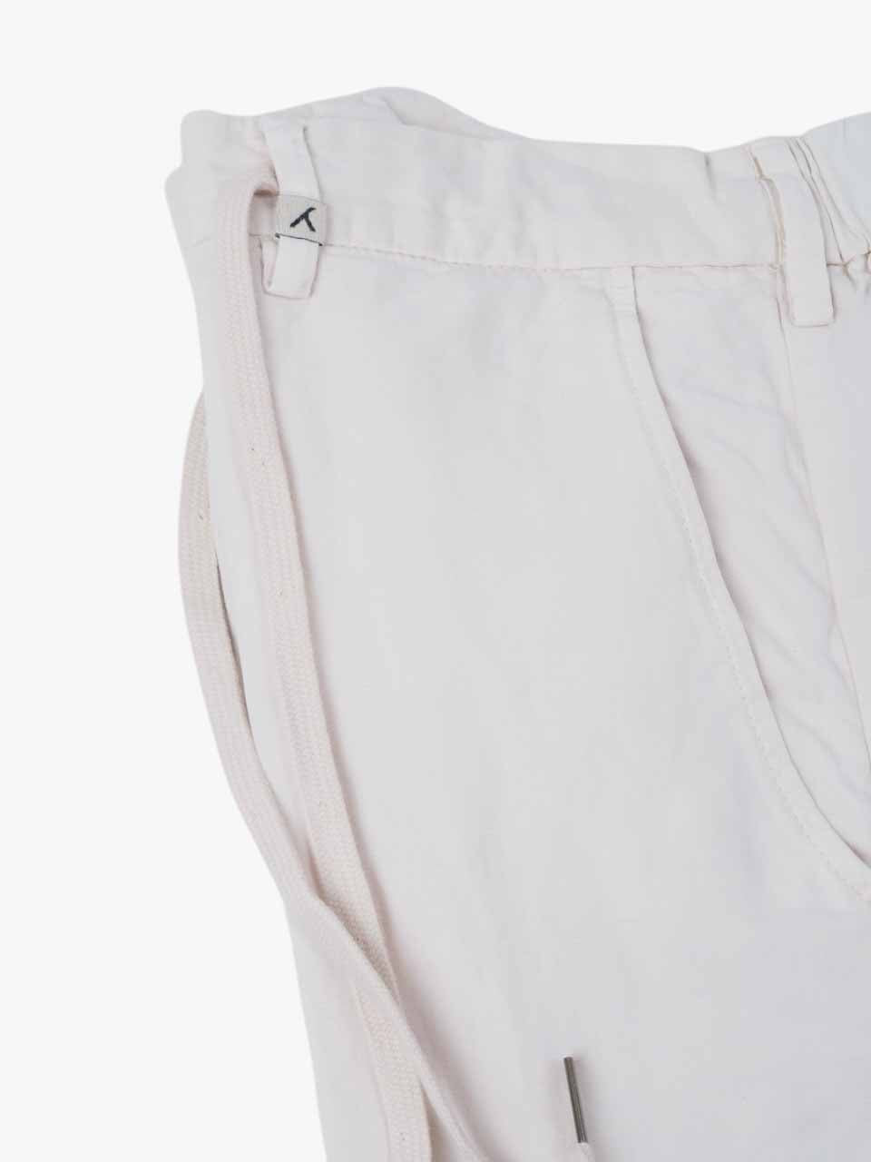 Linen Cotton Shorts White