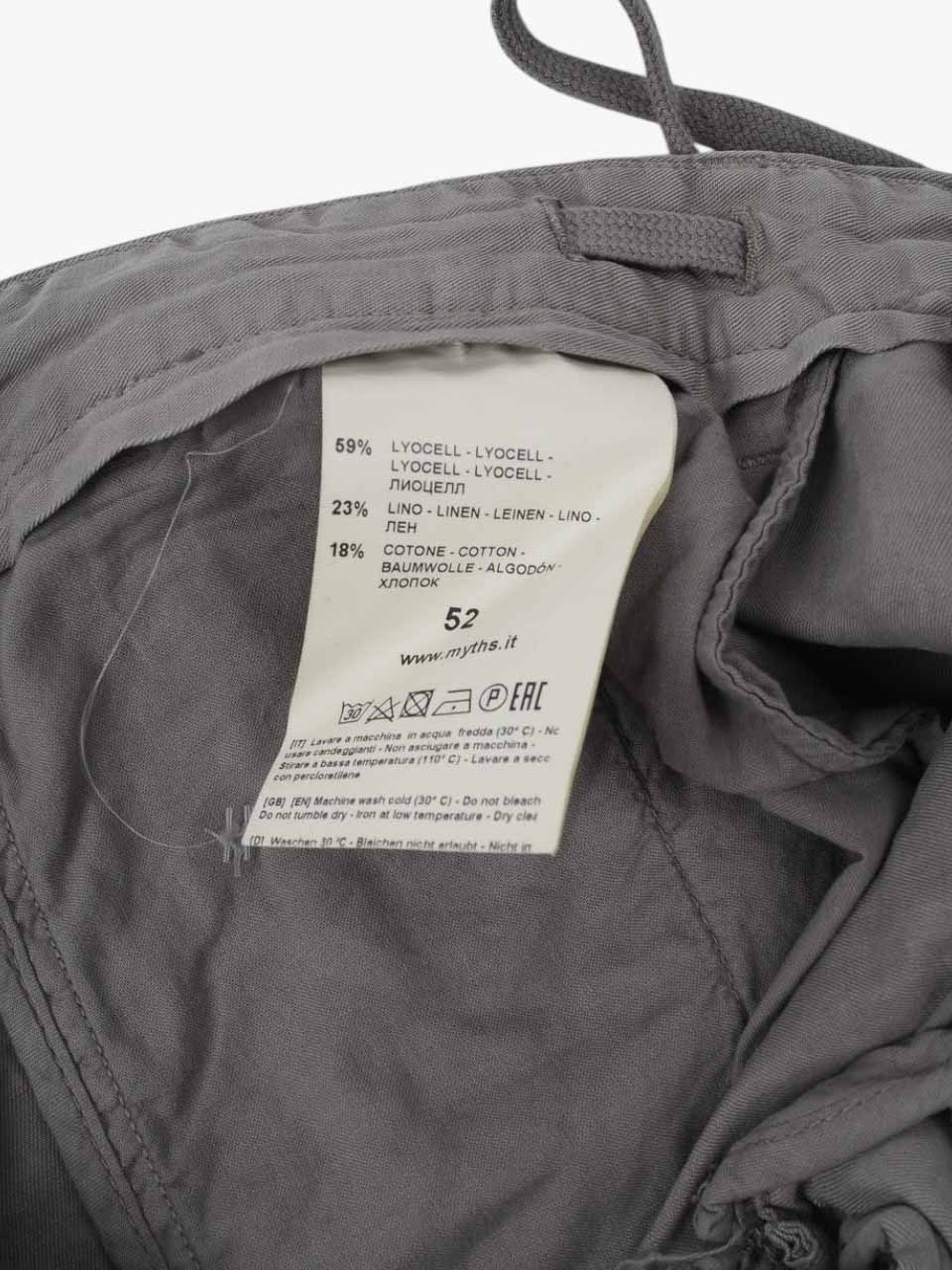 Linen Cotton Shorts Green