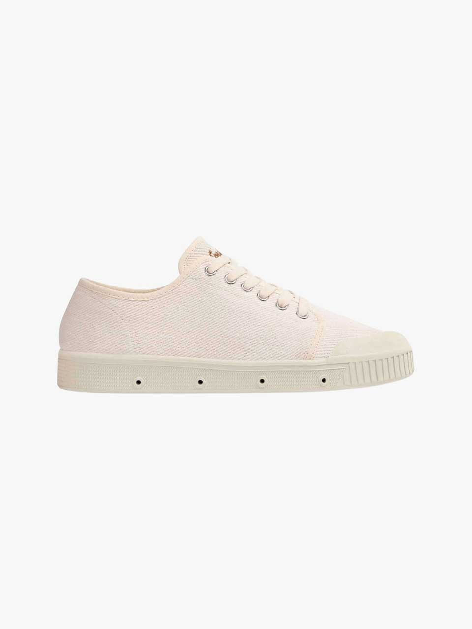 Heavy Twill Canvas Trainer Shoe Off White