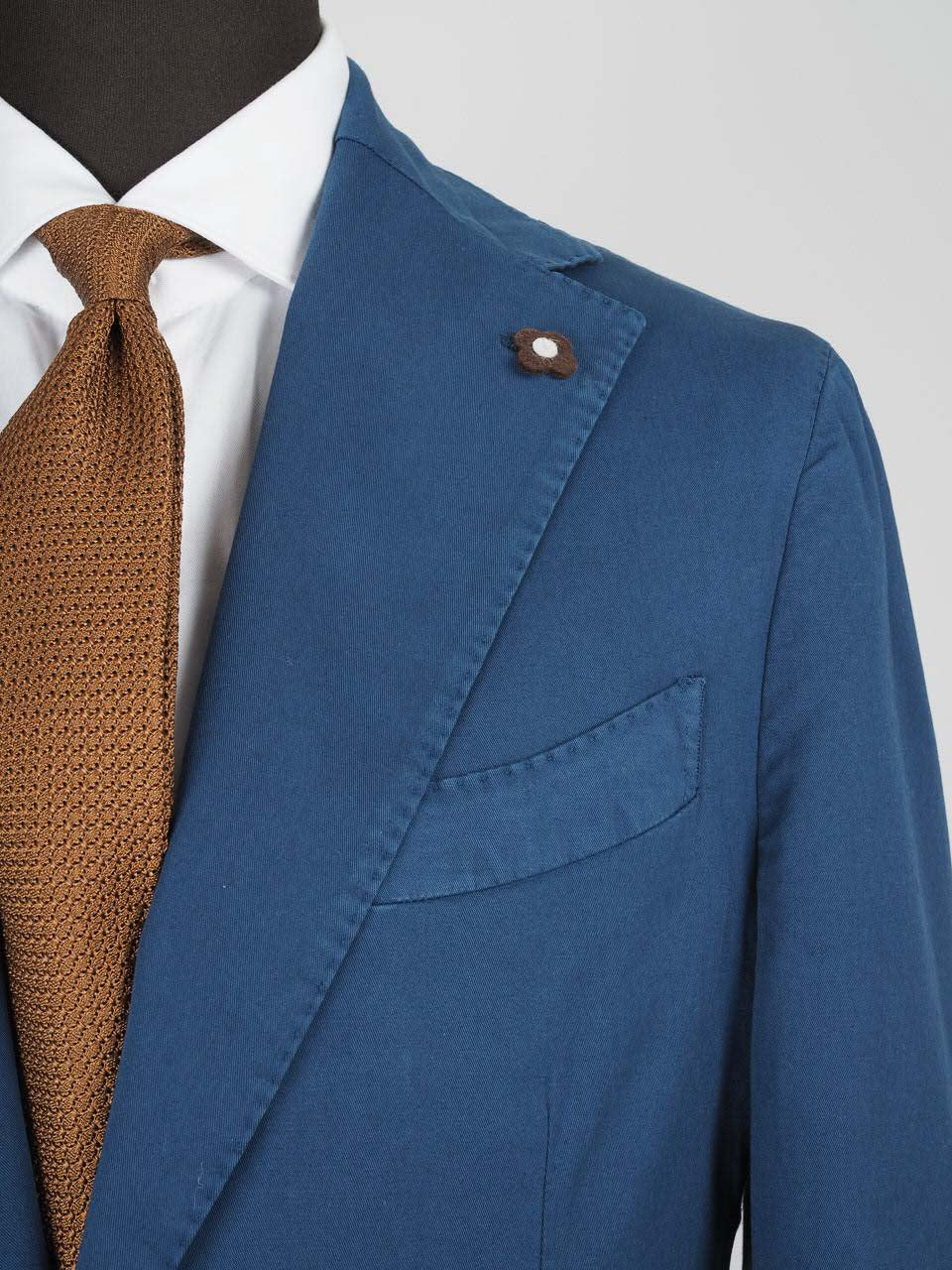 Lardini Cotton Suit Navy