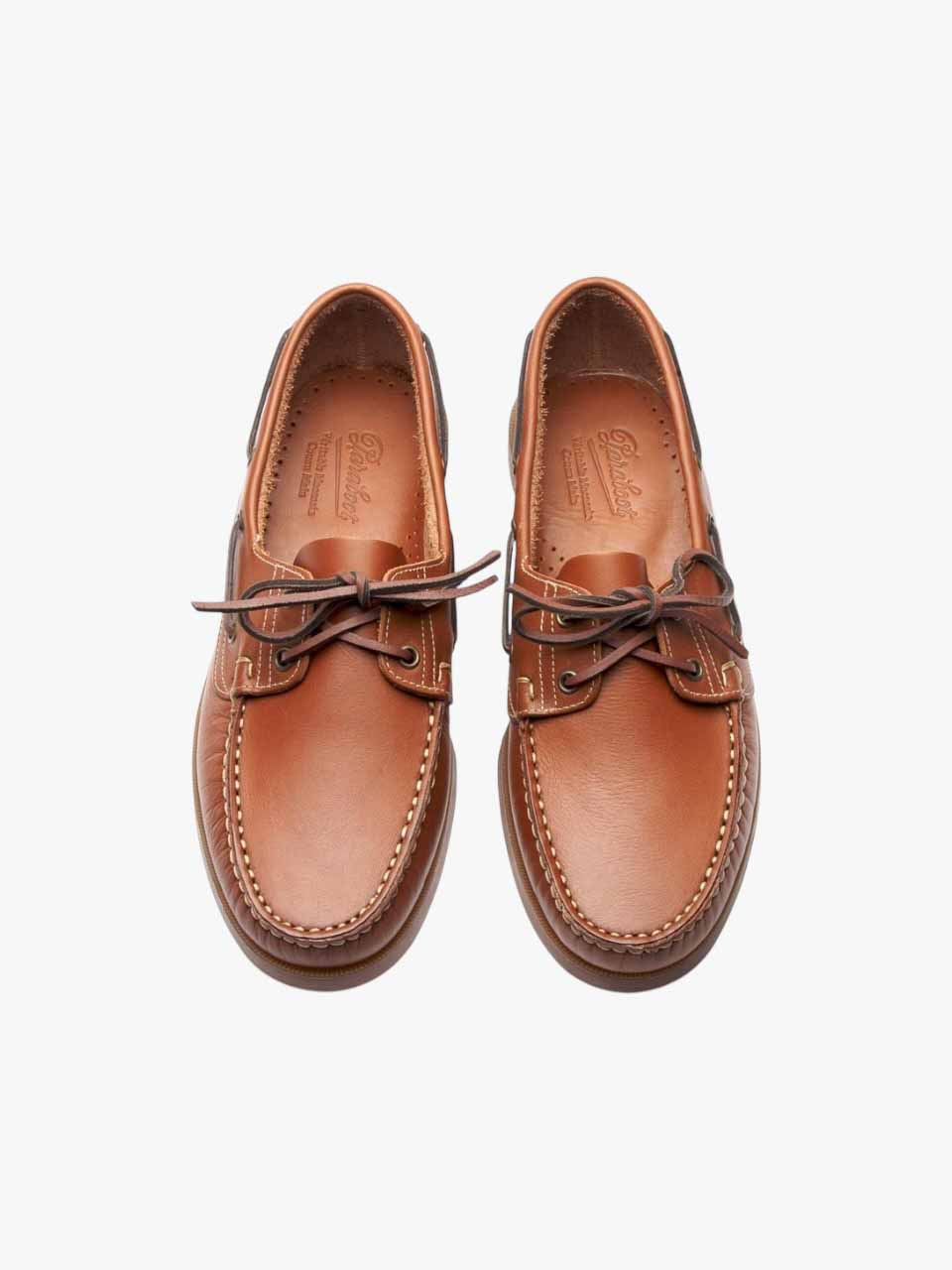 Barth Boat Leather Shoe Cognac