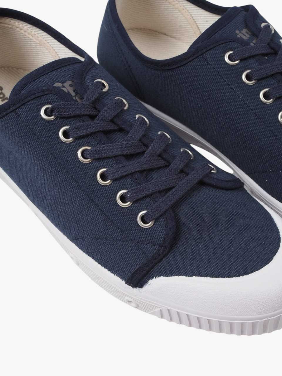 Spring Court Canvas Trainer Shoe Blue