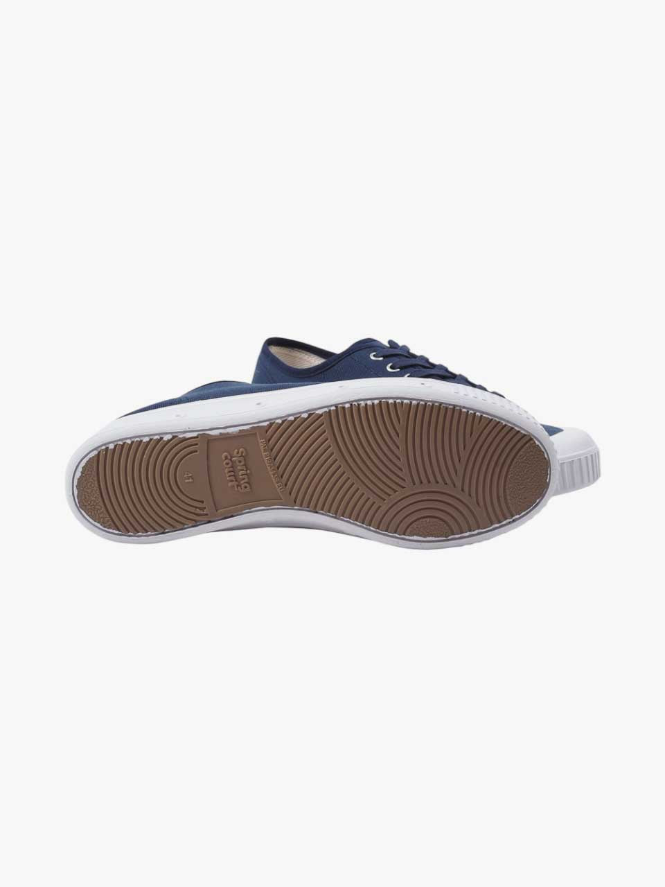 Spring Court Canvas Trainer Shoe Blue