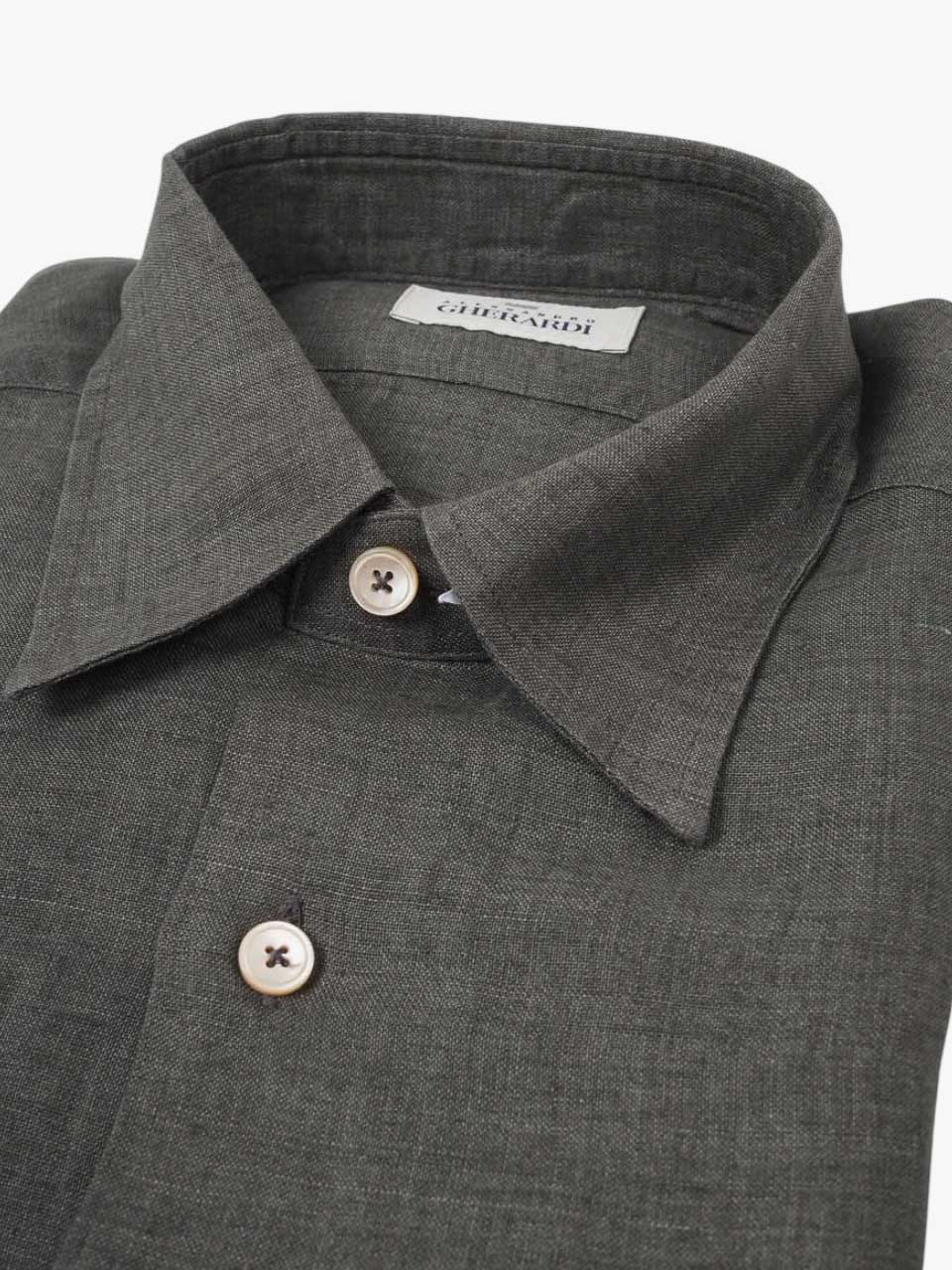 Linen Pocket Shirt Green