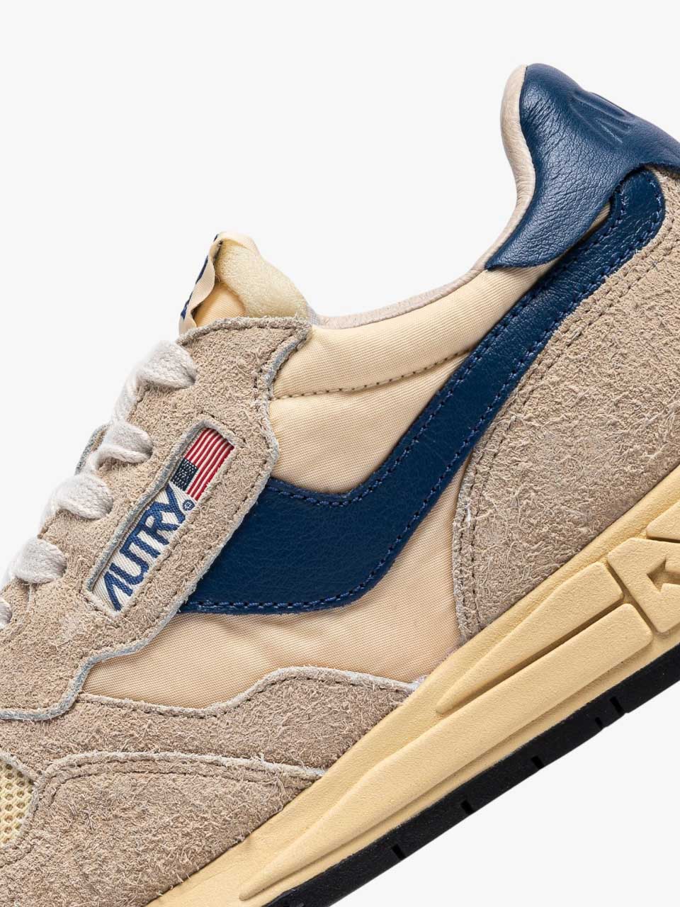 Reelwind Low Sneakers Nylon Suede Blue