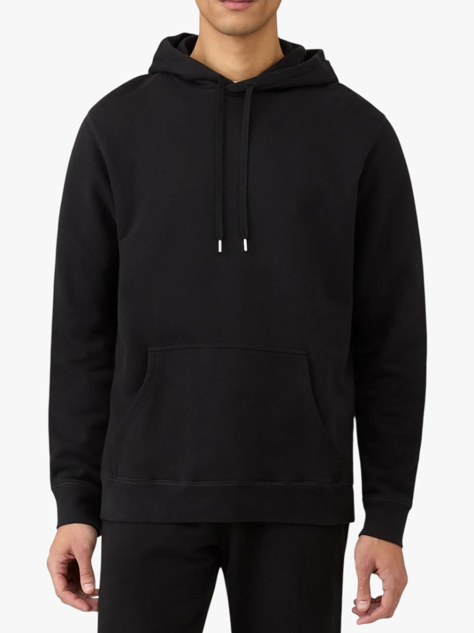 Sunspel Overhead Hoody Black