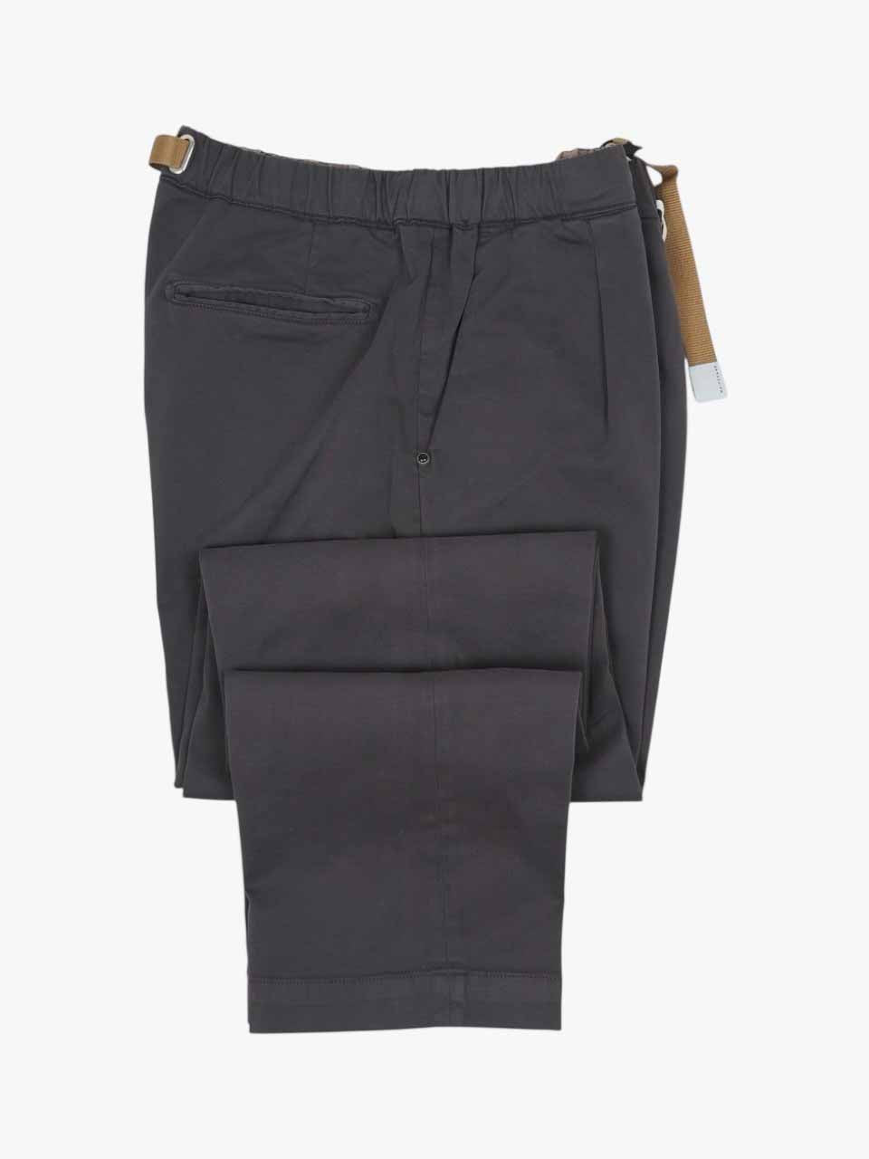 Regular Fit Cotton Trousers Grey