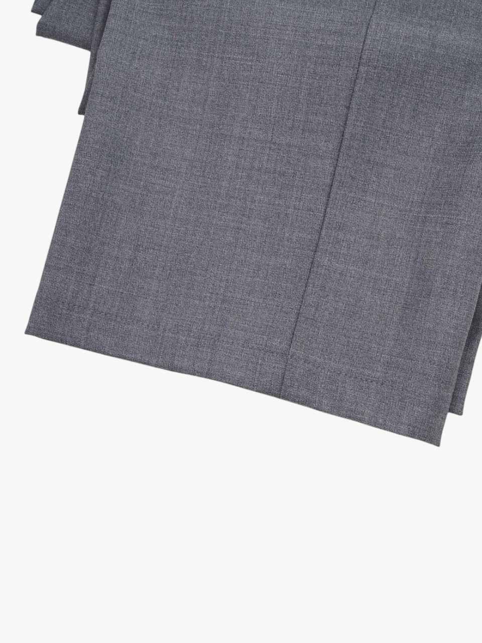 Loose Fit Wool Trousers Grey