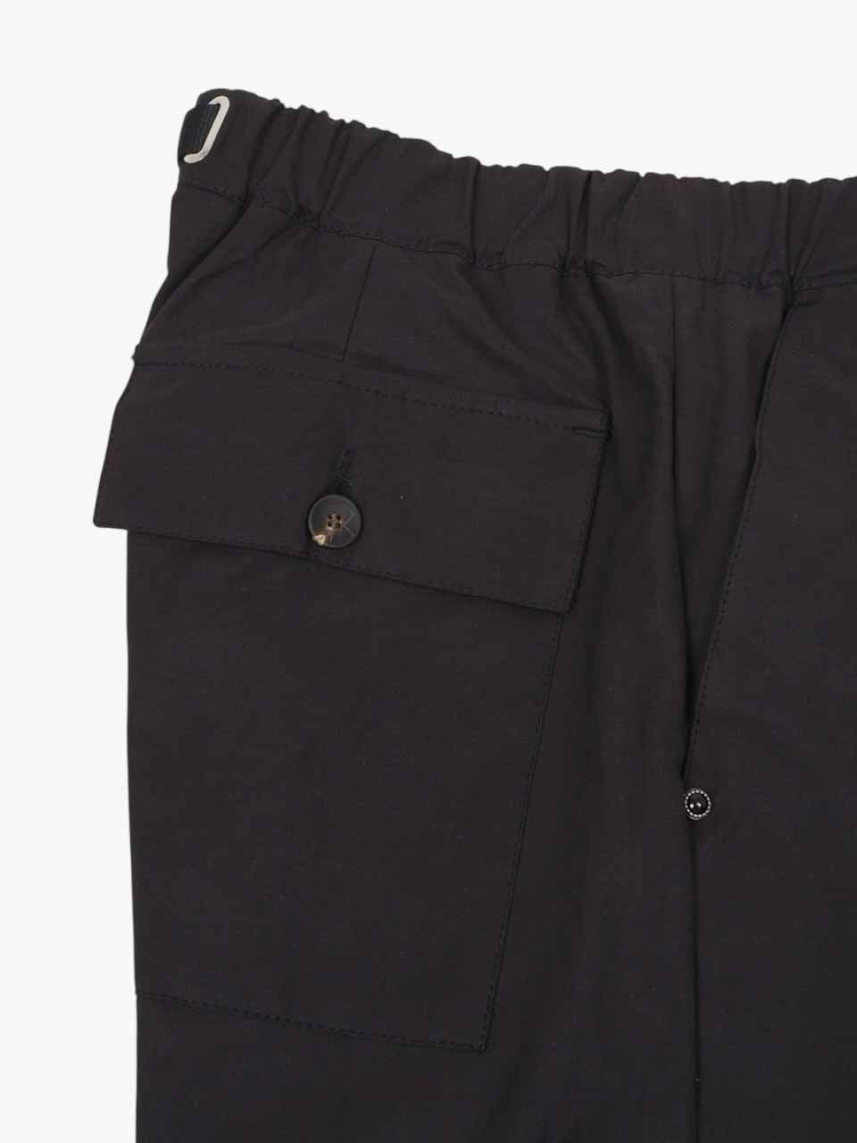 Cotton Loose Fit Trousers Black