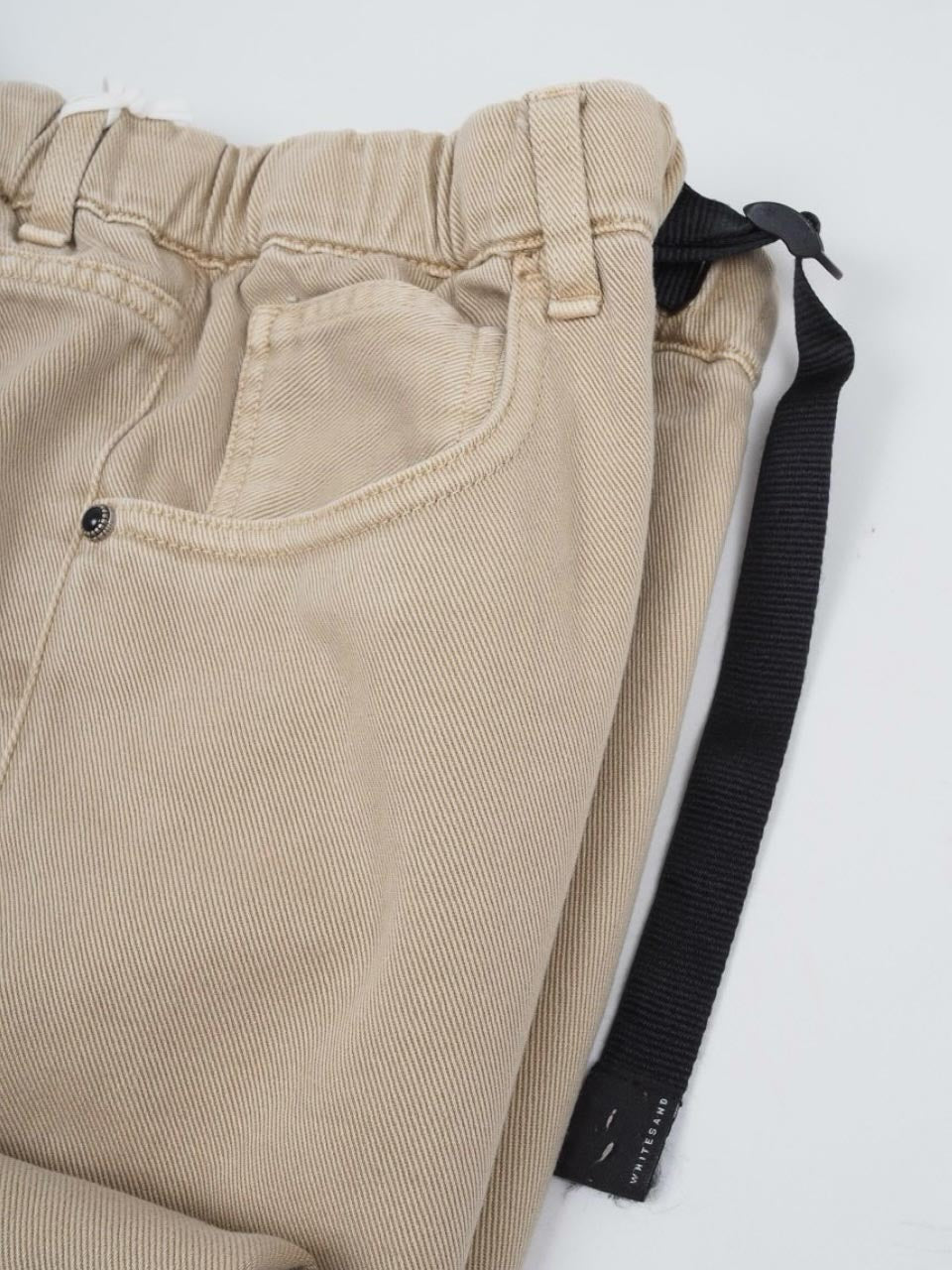 Drawstring Jeans Regular Fit Beige