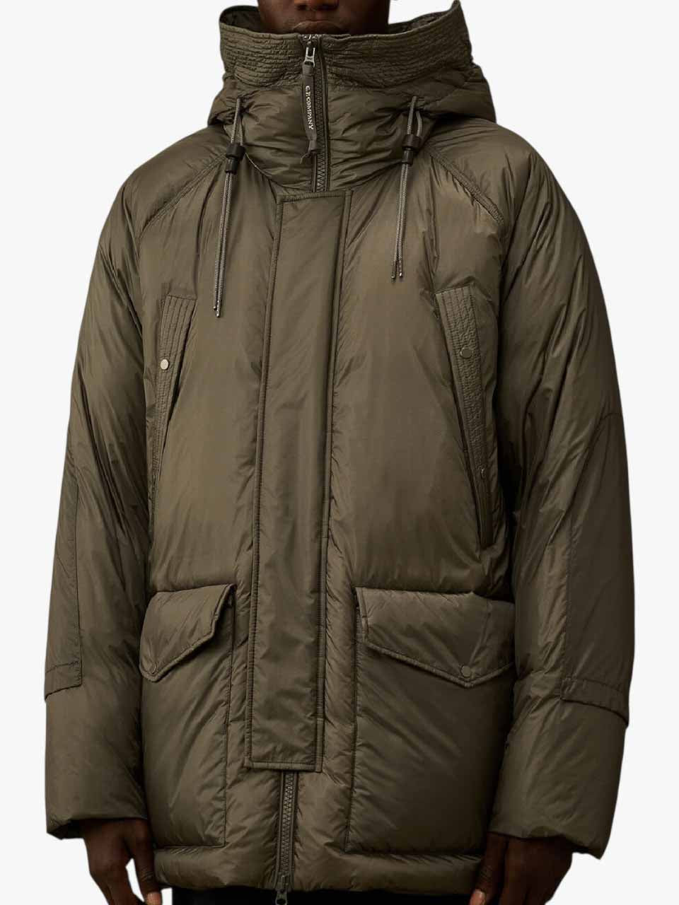 Down Shield Jacket Gunmetal