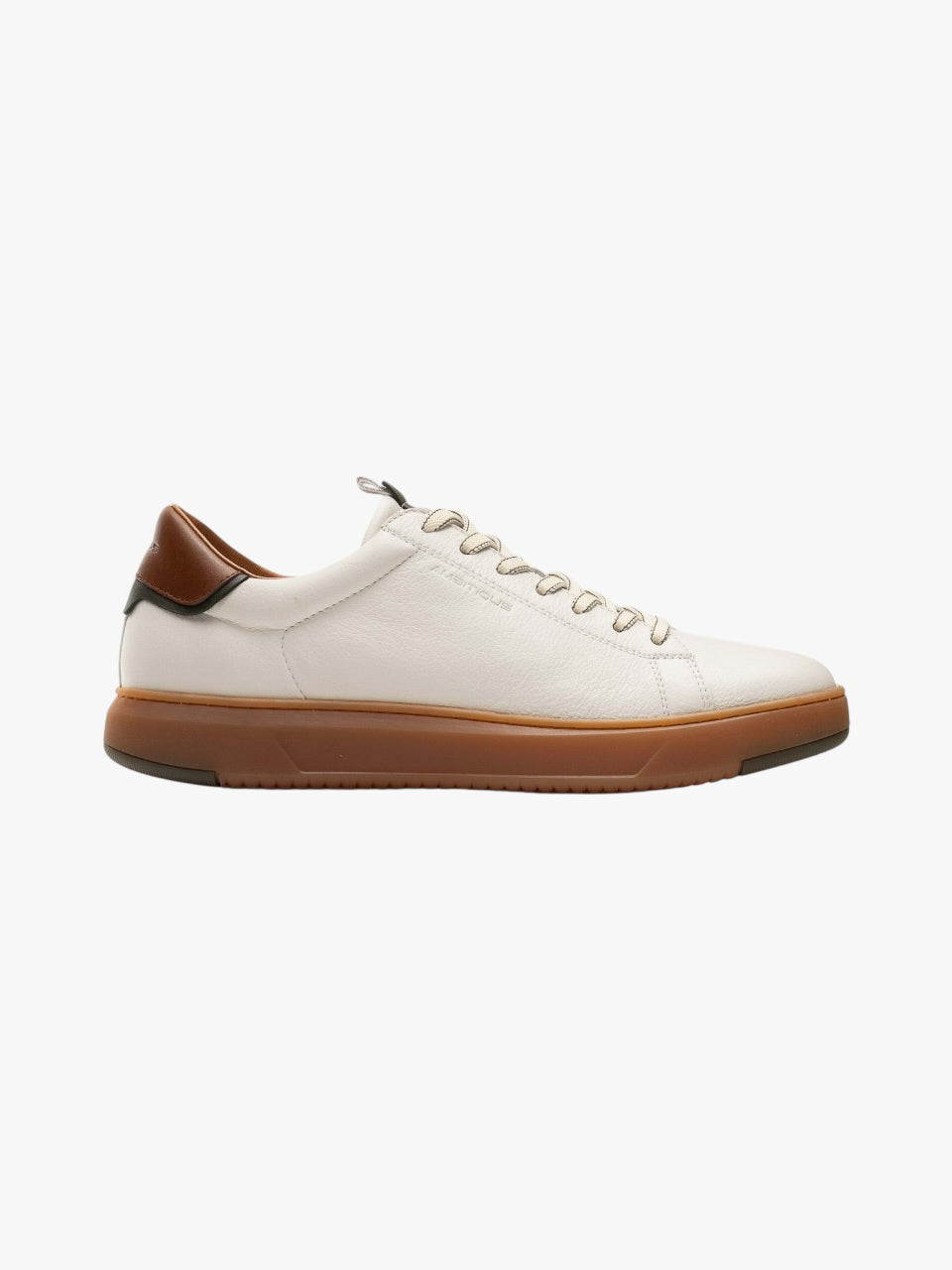 AKTIF Low-Top Leather Sneaker White