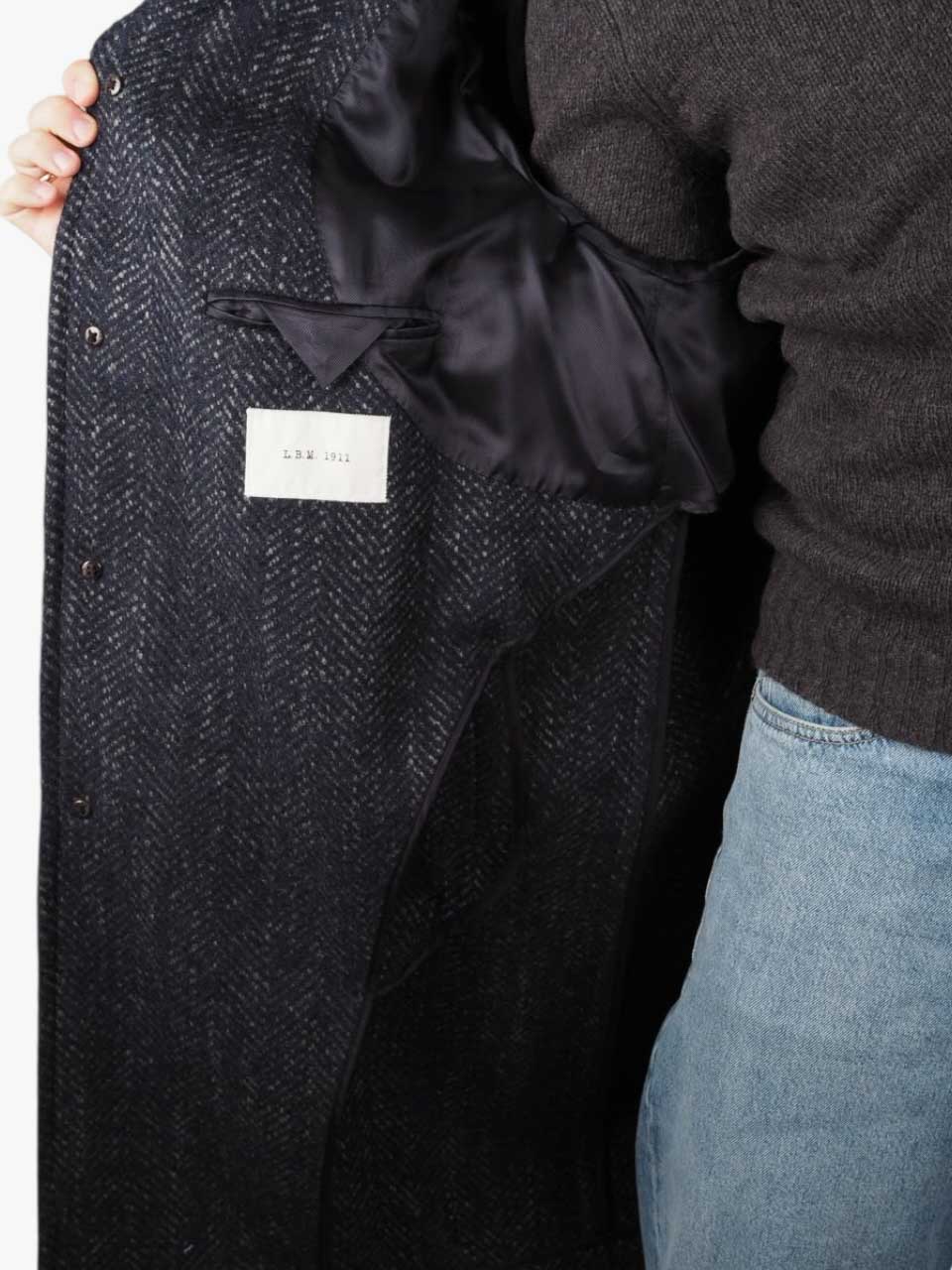 Ovesize Wool Coat Navy