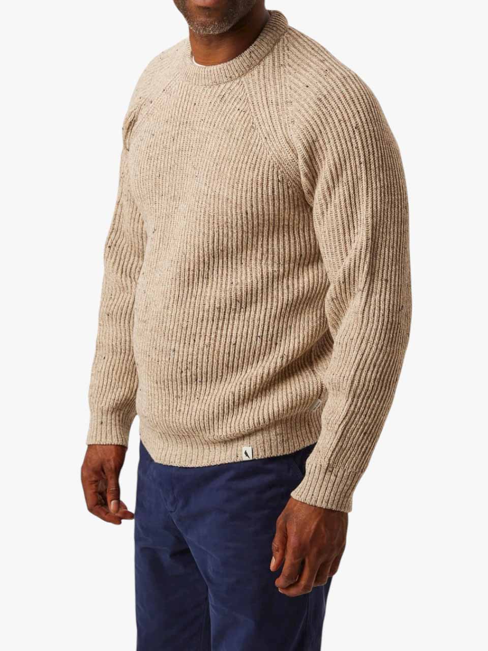 Peregrine Knitted Crew Neck Beige