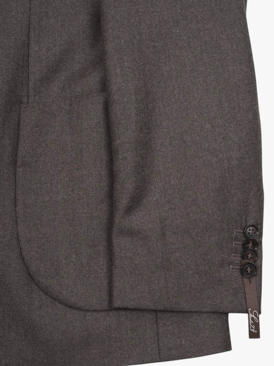 Studio 73 Flannel Blazer With Vest Brown