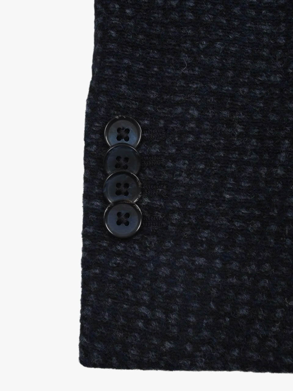 Knitted Wool Jacket Navy
