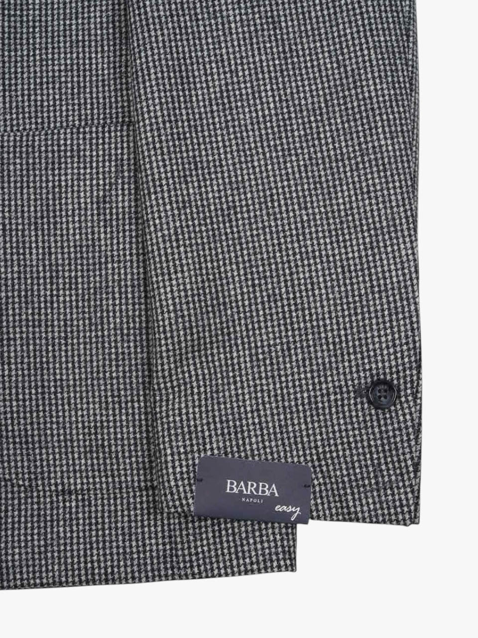 Light Flannel DB Blazer Dogtooth Grey/black