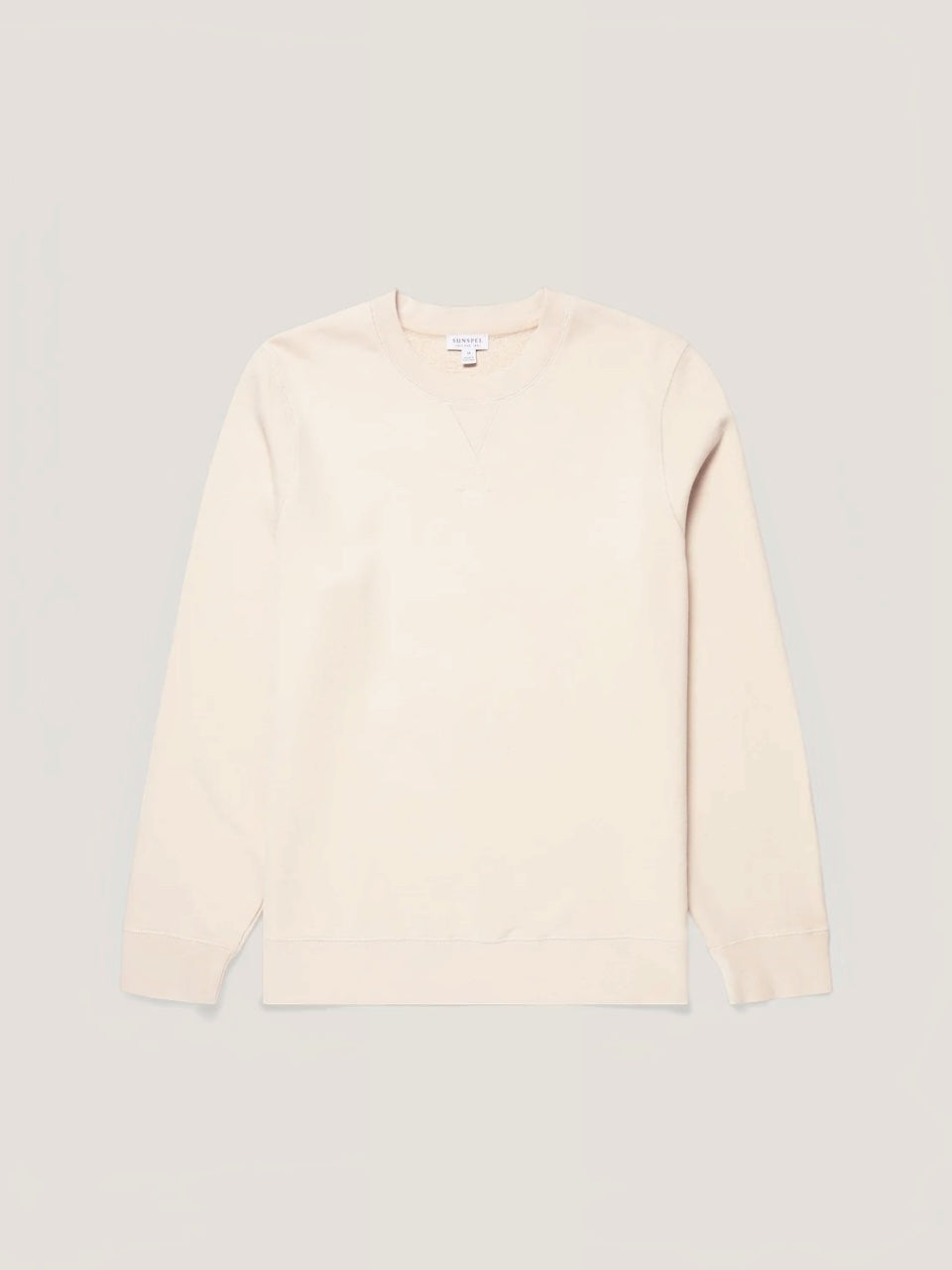 Sunspel Cotton Loopback Sweatshirt In Dark Green
